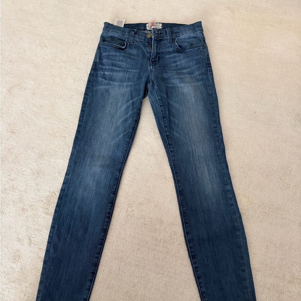 Current/Elliott Dark Blue Skinny Jeans